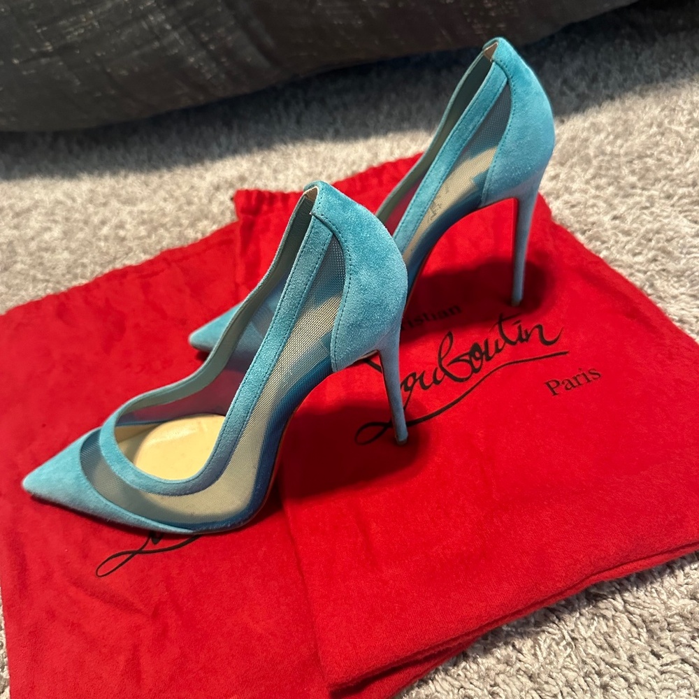 Authentic Tiffany Blue Louboutins